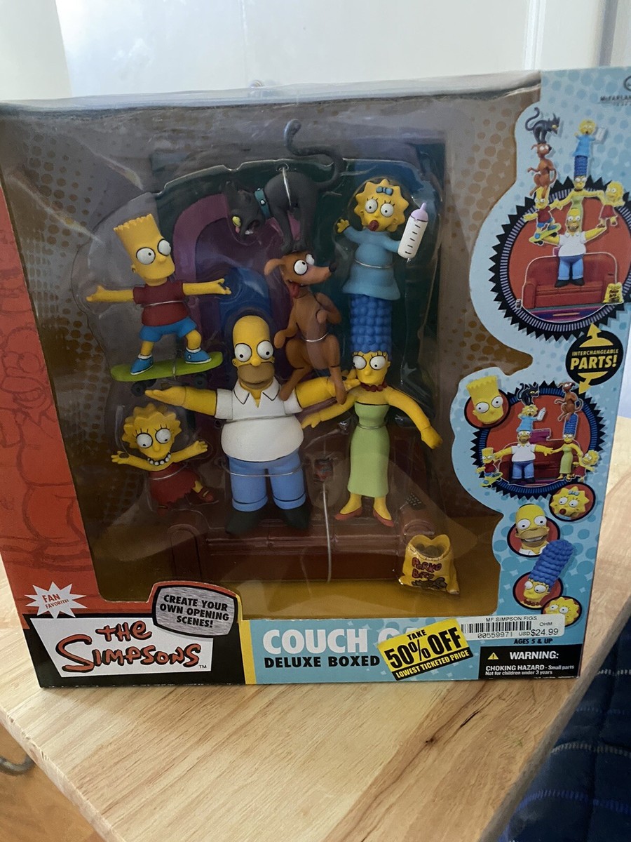 McFarlane Toys The Simpsons Deluxe Boxed Set Family Couch Gag