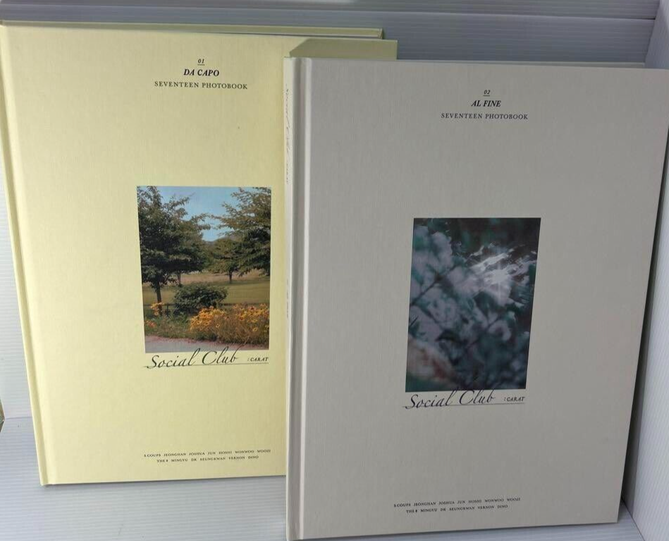 SEVENTEEN SOCIAL CLUB CARAT PHOTOBOOK PHOTO BOOK SET Only | eBay