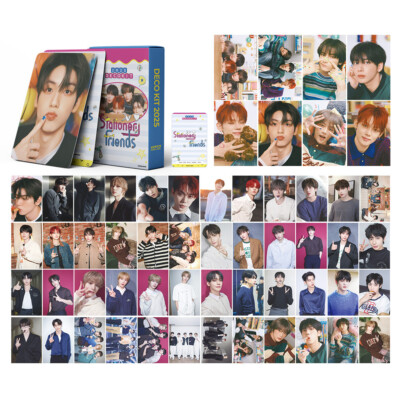 55pcs Set TXT DECO KIT 2025 STALIONERY FRIENDS Lomo Cards