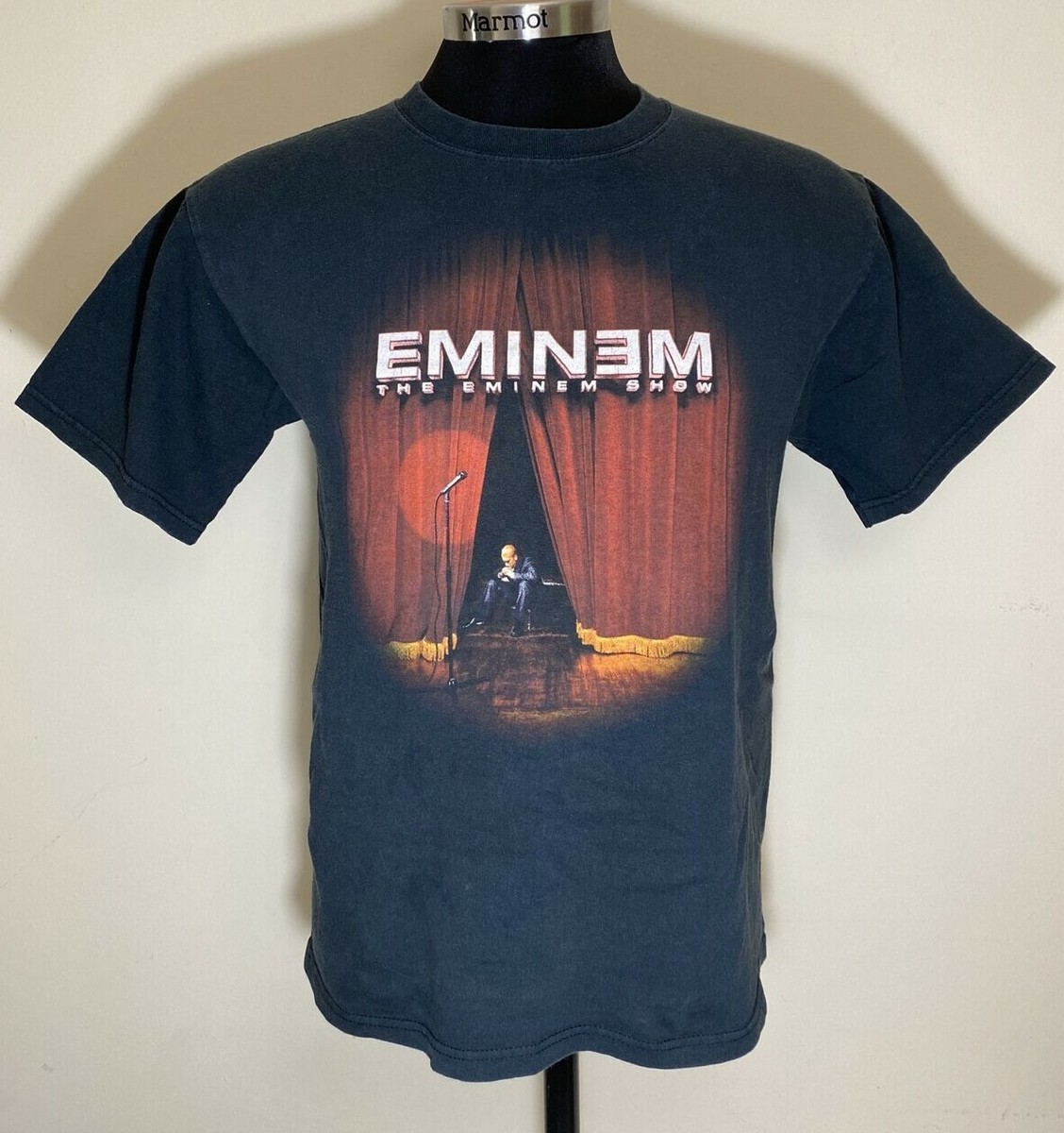 Vintage 2002 The Eminem Show Album T-Shirt Medium Black Rap | eBay