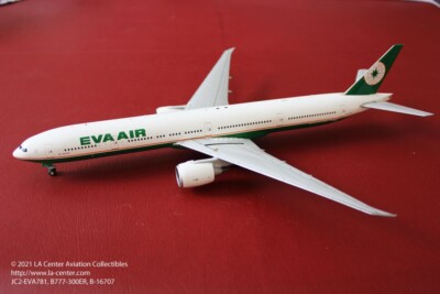 JC Wing Eva Air Boeing 777-300ER Taiwan in Old Color Diecast Model