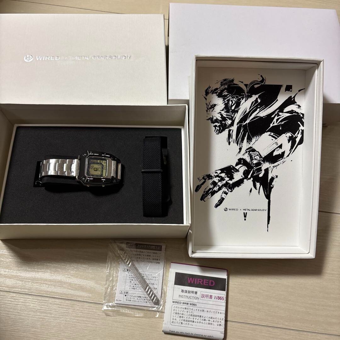 SEIKO WIRED METALGEAR SOLID V Digiborg collaboration watch Limited
