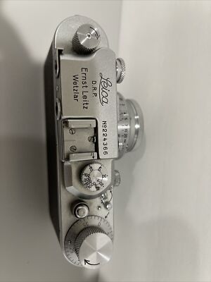 Vintage Leica D.R.P. Ernst Leitz Wetzlar Camera f=5cm 1:2,No224366