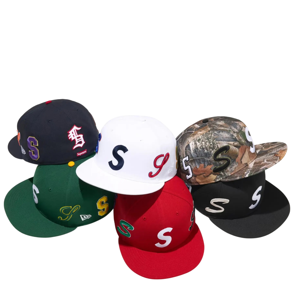 Supreme Multi S Logo New Era Hat Cap 6colors SS25 | eBay
