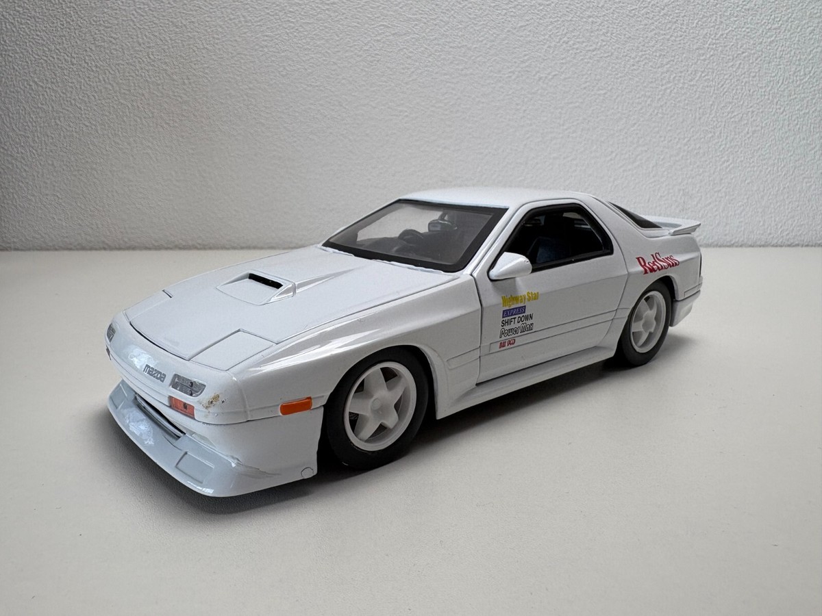 Initial D MAZDA RX7 FC3S 1:24 Scale Jada Toys From Japan | eBay