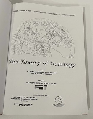 趣味・スポーツ・実用 The Theory of Horology Theory of Horology by