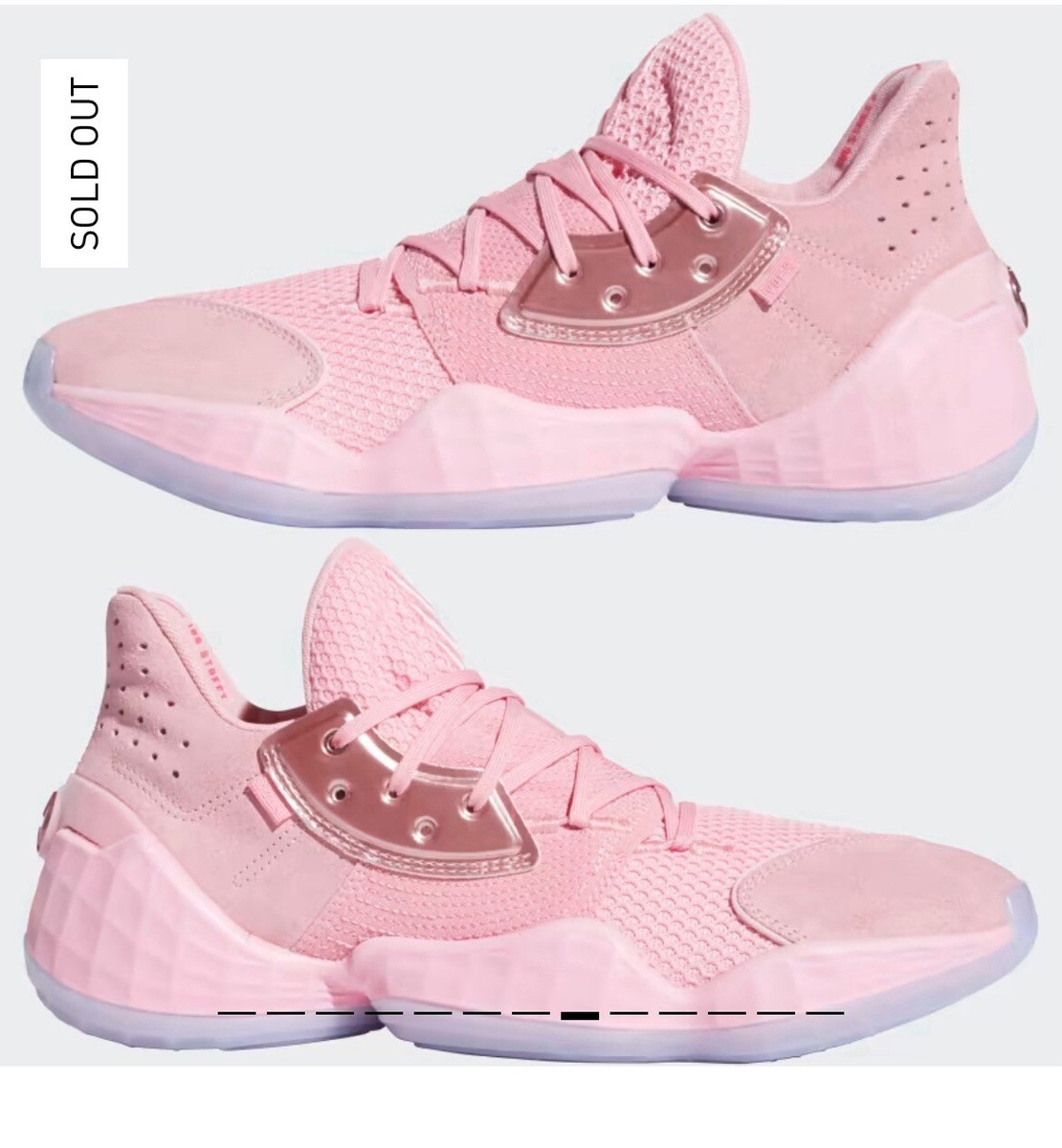 Size 9 - adidas Harden Vol. 4 Pink Lemonade | eBay