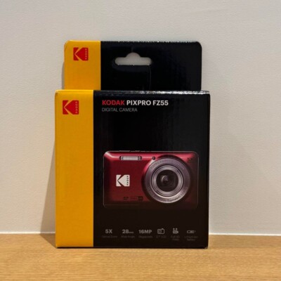 Kodak PIXPRO FZ55-RD Digital Camera RED 16MP 5x Optical Zoom W/Box