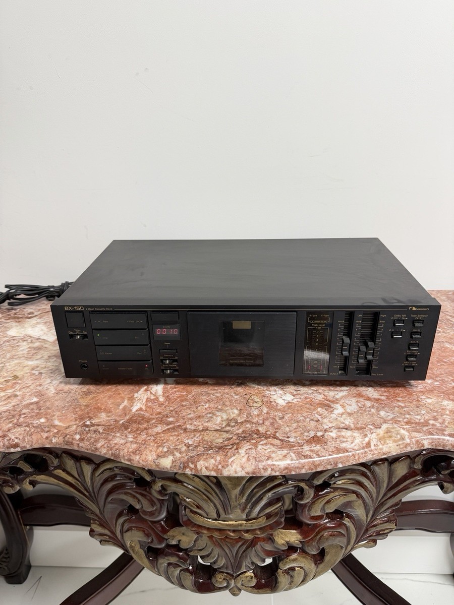 Vtg. Nakamichi Bx-150 2 Head Cassette Deck BX150 Working for sale
