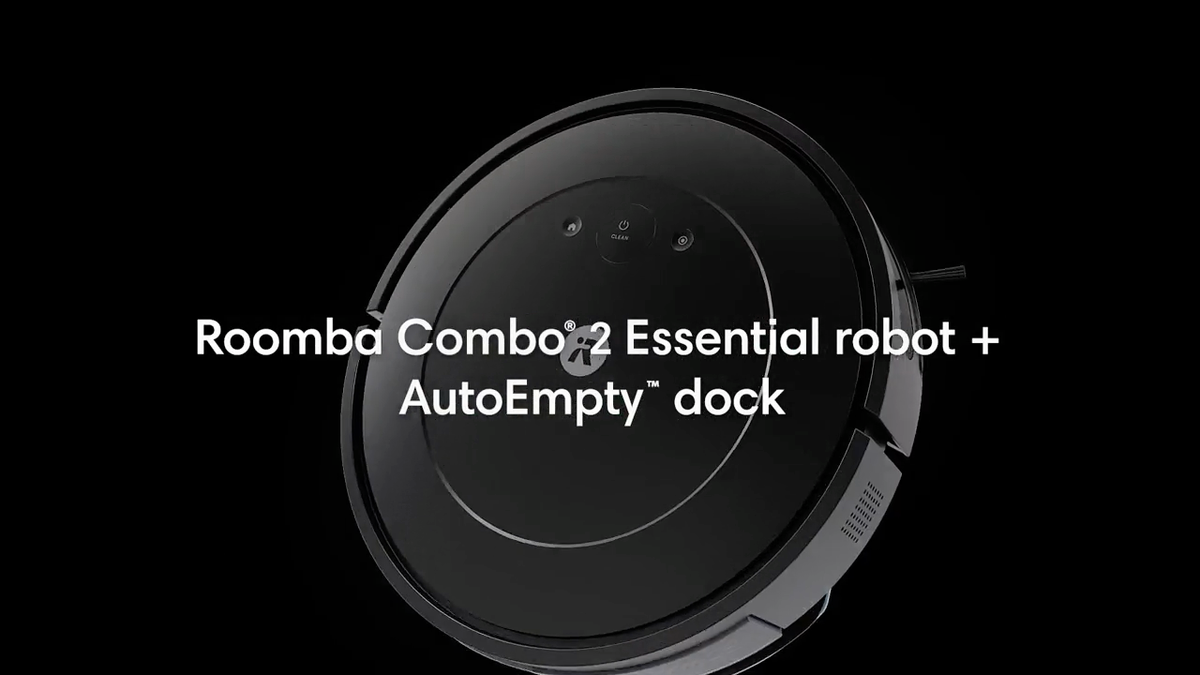 iRobot Roomba Combo 2 Essential Vacuum Cleaning Robot + MOP with