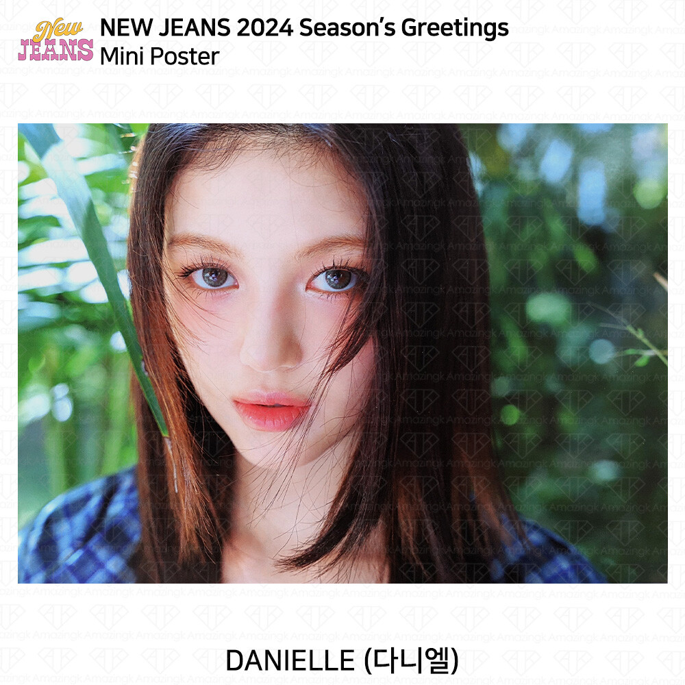 New Jeans 2024 Season's Greetings Mini Poster Minji Hanni Haerin