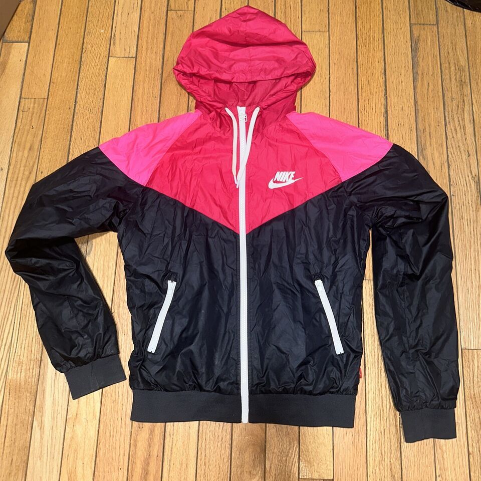 Nike Windrunner Womens Running jacket Black / Red / Pink (545908