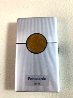 Panasonic Men's Portable Card Shaver ES518 AAAx2 Silver 95g Made