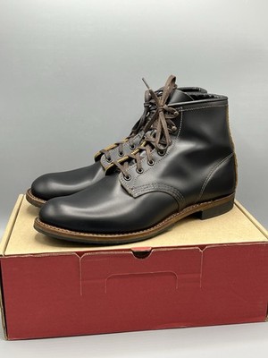 Red Wing 9060 Flatbox Beckman sz11.5D Black Klondike Boots | eBay