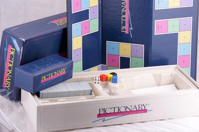 Vintage PICTIONARY Classic Game of Quick Draw Updated for the 90's