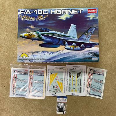 Academy F/A-18C Hornet Chippy Ho! 1/32 Model Kit with Extras