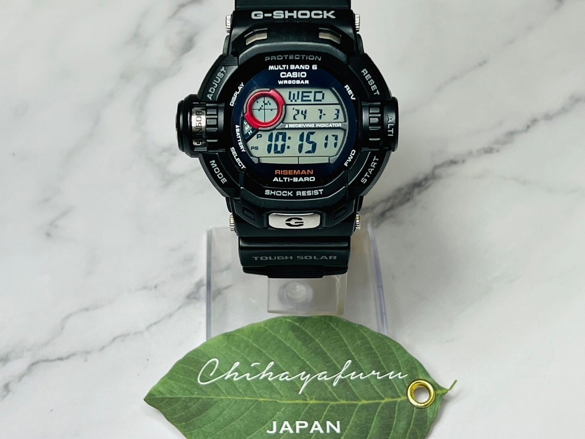 極美品 RISEMAN GW-9200J-1JF 黒G-SHOCK ライズマン CASIO カシオ G