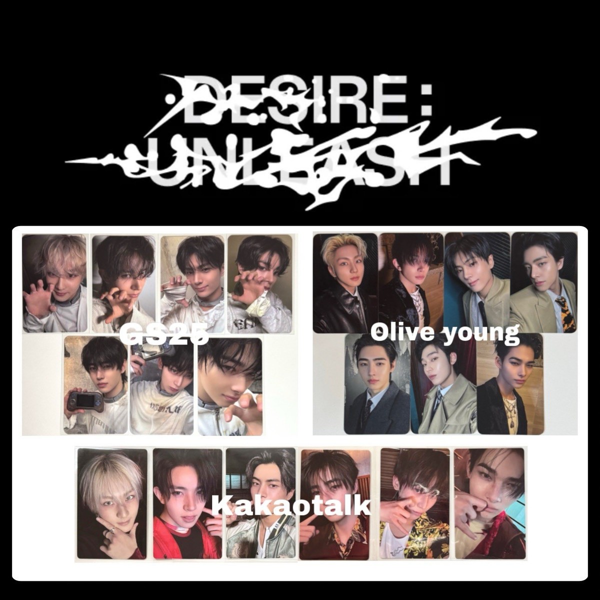 ENHYPEN DESIRE : UNLEASH Olive Young/GS25/kakaotalk OFFICIAL