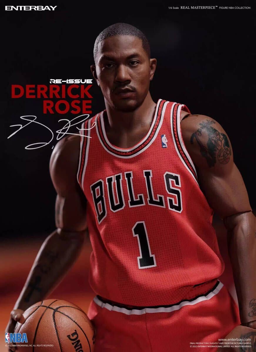 ENTERBAY 1/6 NBA Bulls Derrick Rose Limited Ver. Action Figure #1