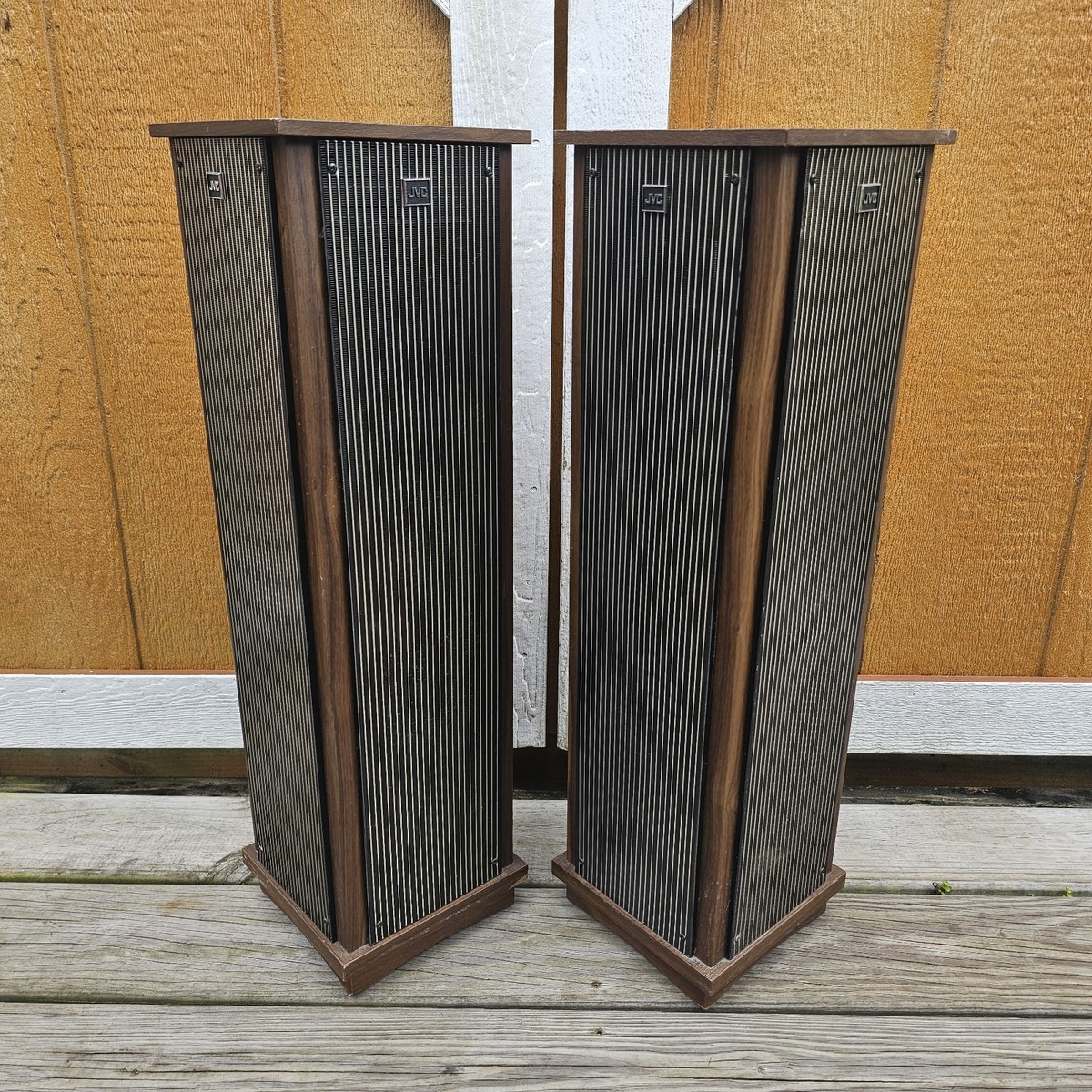 Vintage JVC Victor VS-5399 Twin Tower Speakers – Rare Japan