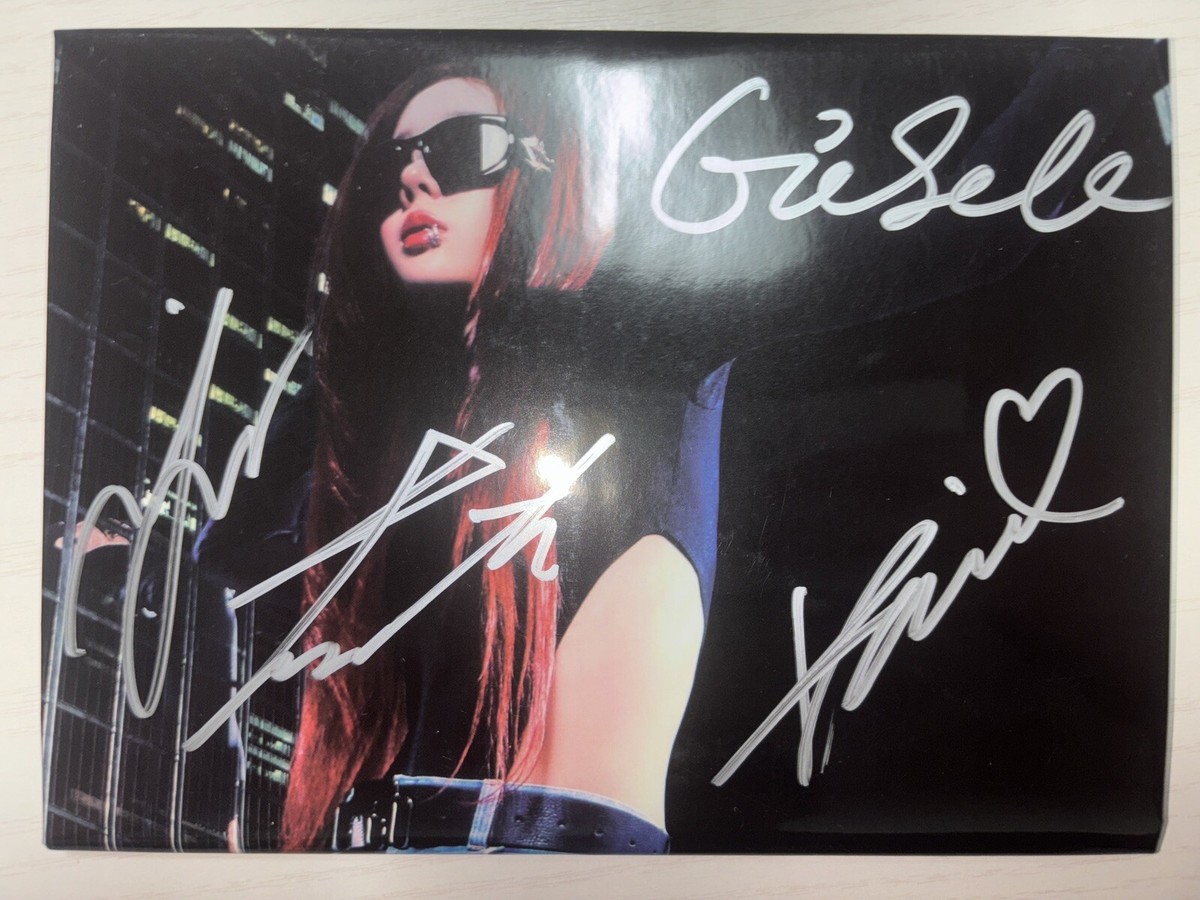 aespa [DRAMA] All Member Autographed Signed Album | eBay