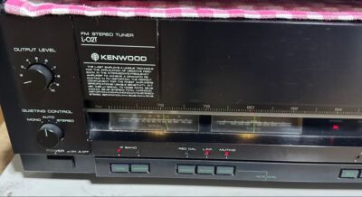 KENWOOD L-02T FM Tuner – RCA Compatible, Excellent Sound Quality