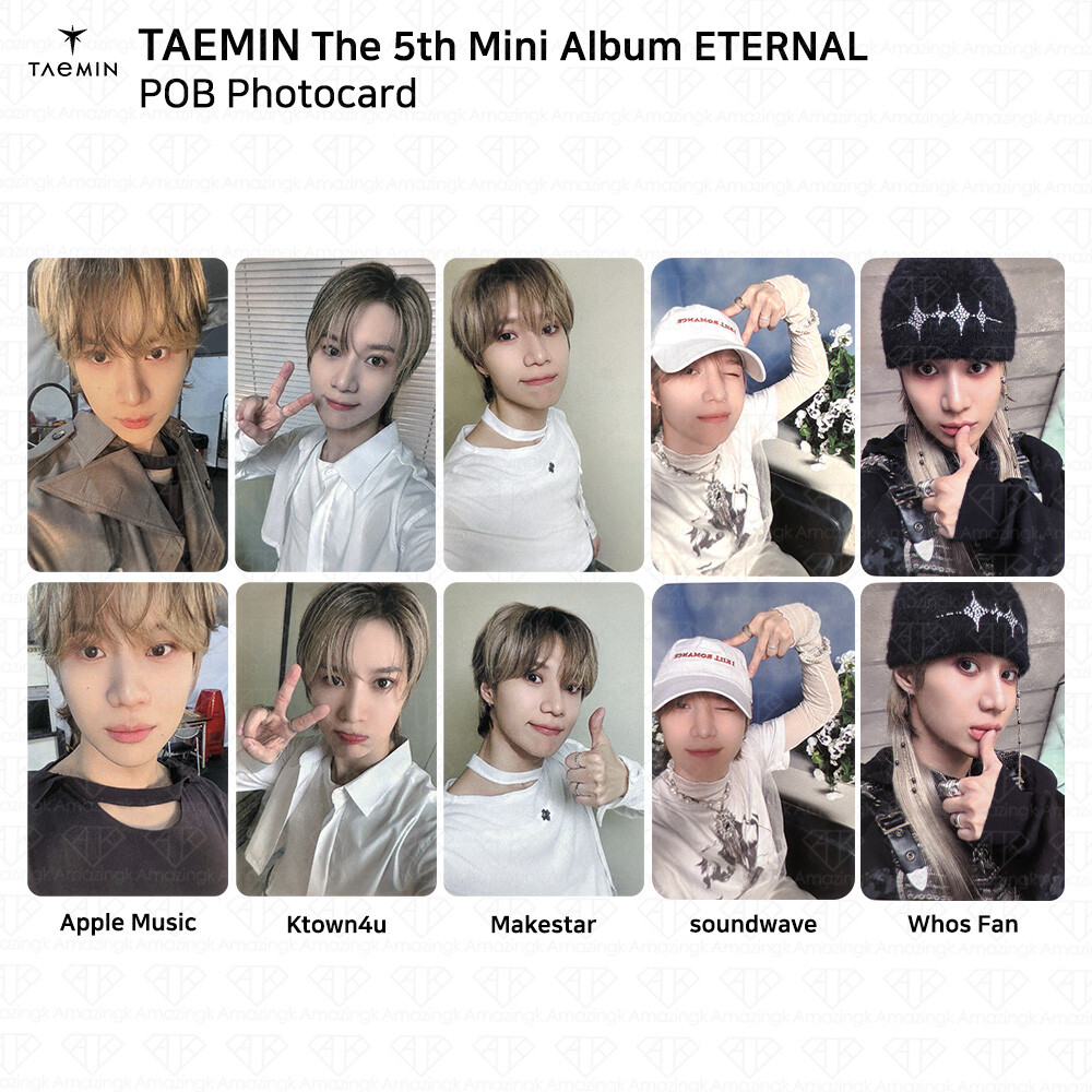 SHINee Taemin The 5th Mini Album ETERNAL POB Photocard SW KT4