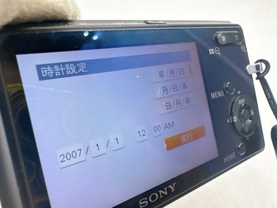 Sony Cyber-Shot DSC-T20 Digital Camera 8.1MP Black Carl Zeiss 3x