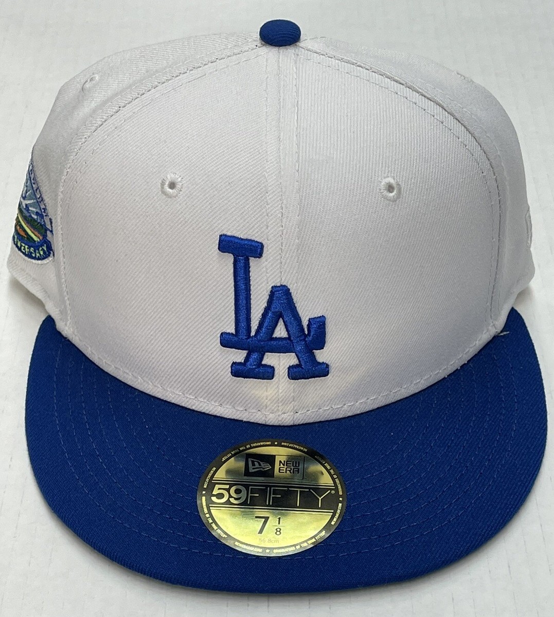 Size:73/8 New Era 59FIFTY LA DODGERS WITH SIDE PATCH FITTED CAP