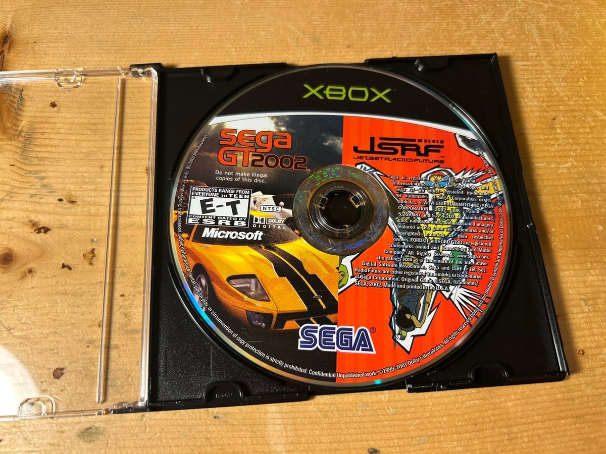 Xbox JSRF Jet Set Radio Future & Sega GT 2002 Disc Only Tested