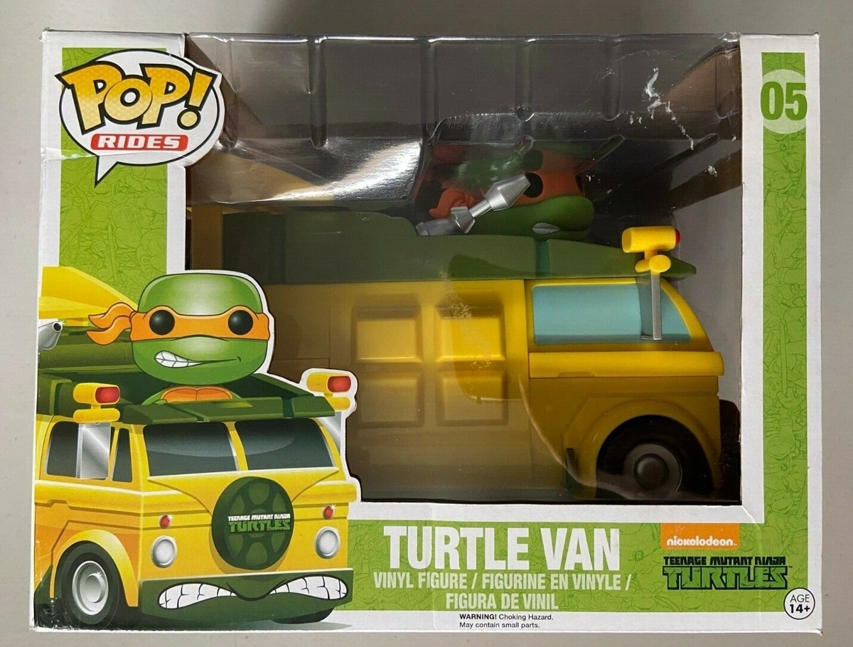 Funko Pop TMNT Teenage Mutant Ninja Turtle Van with Michelangelo