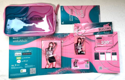 Rare Lisa Blackpink KBank x BLACKPINK Collection Card Thailand