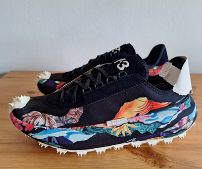 Adidas Y-3 Makura Shoes Men's Size 11 Black Floral GX1086 Yohji