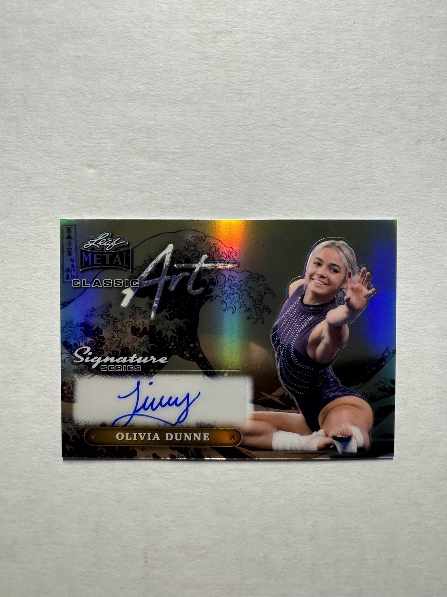 Olivia Livvy Dunne 2024 Leaf Metal Signature Series Classic Art