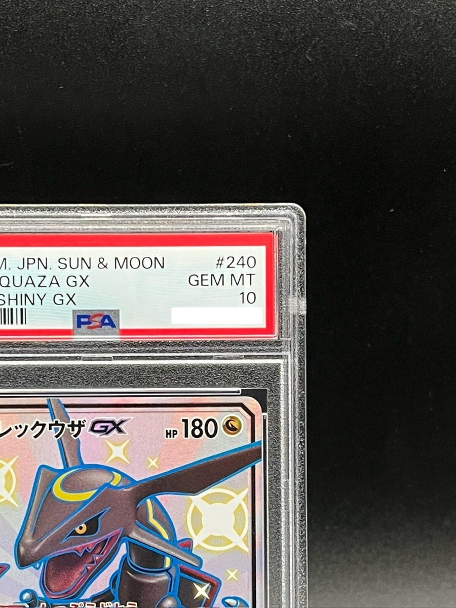 PSA 10 Rayquaza GX SSR 240/150 GX Ultra Shiny SM8b 2018 Pokemon