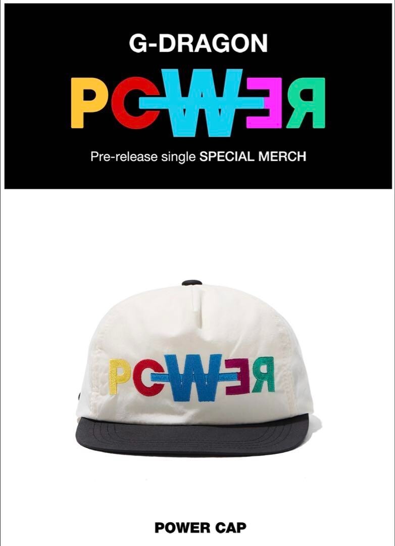 Official G-DRAGON ?bermensch POWER BLACK Ball Cap Limited sale
