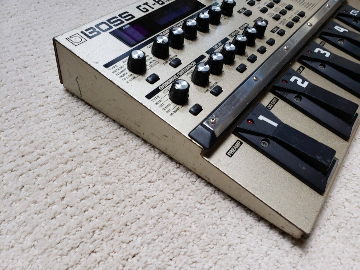 Boss GT-6 Guitar Multi Effect Processor Pedal COSM Power Supply
