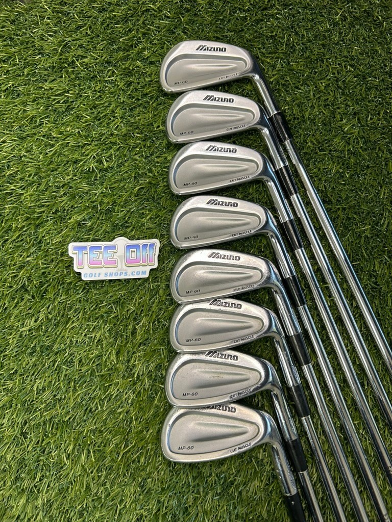 Mizuno MP-60 Irons Set 3-PW S300 Stiff Flex Winn Grips RH | eBay