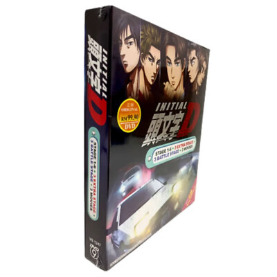 Anime DVD: Initial D Complete Series Collection Box Set Stage 1-6