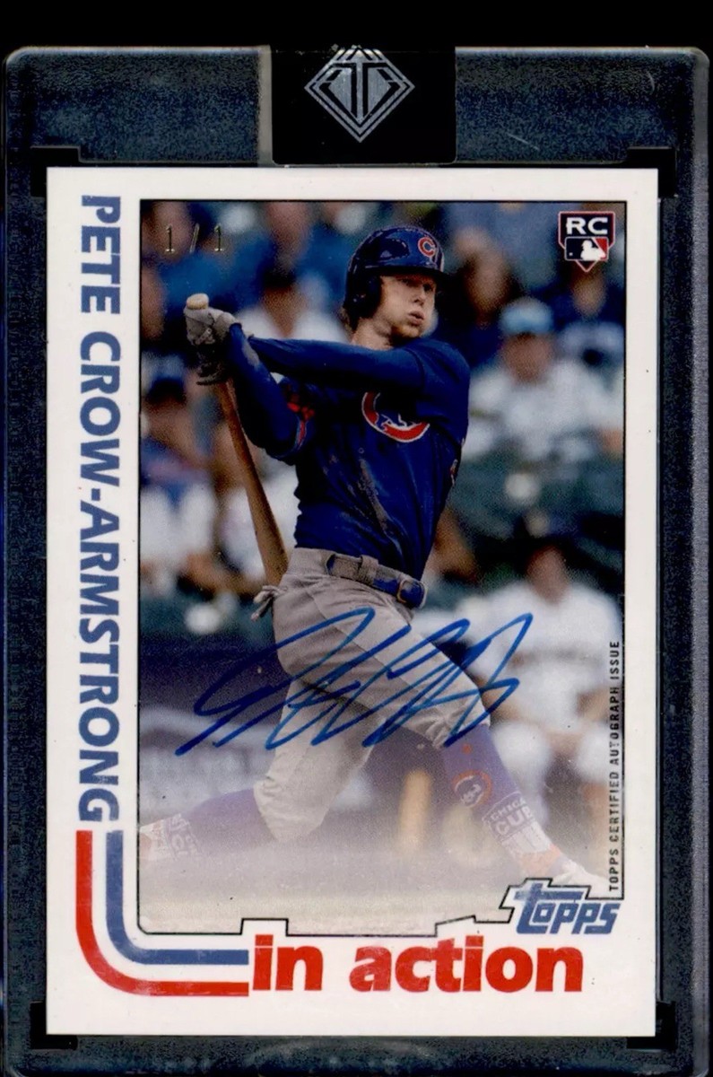 2024 Topps Transcendent PCA Pete Crow-Armstrong Rookie RC On Card