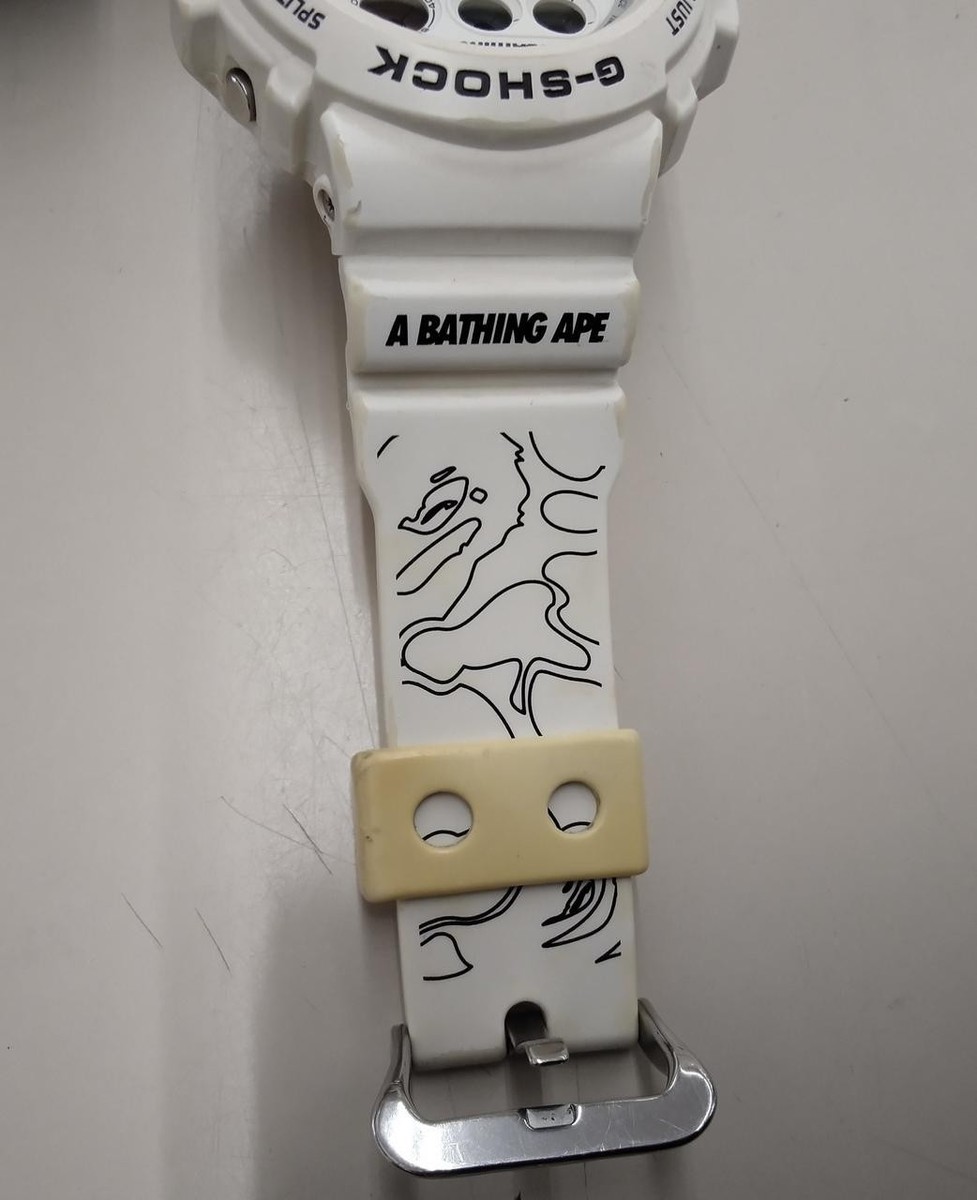 Casio G-SHOCK DW-6900 BAPE A Bathing Ape Limited Edition White