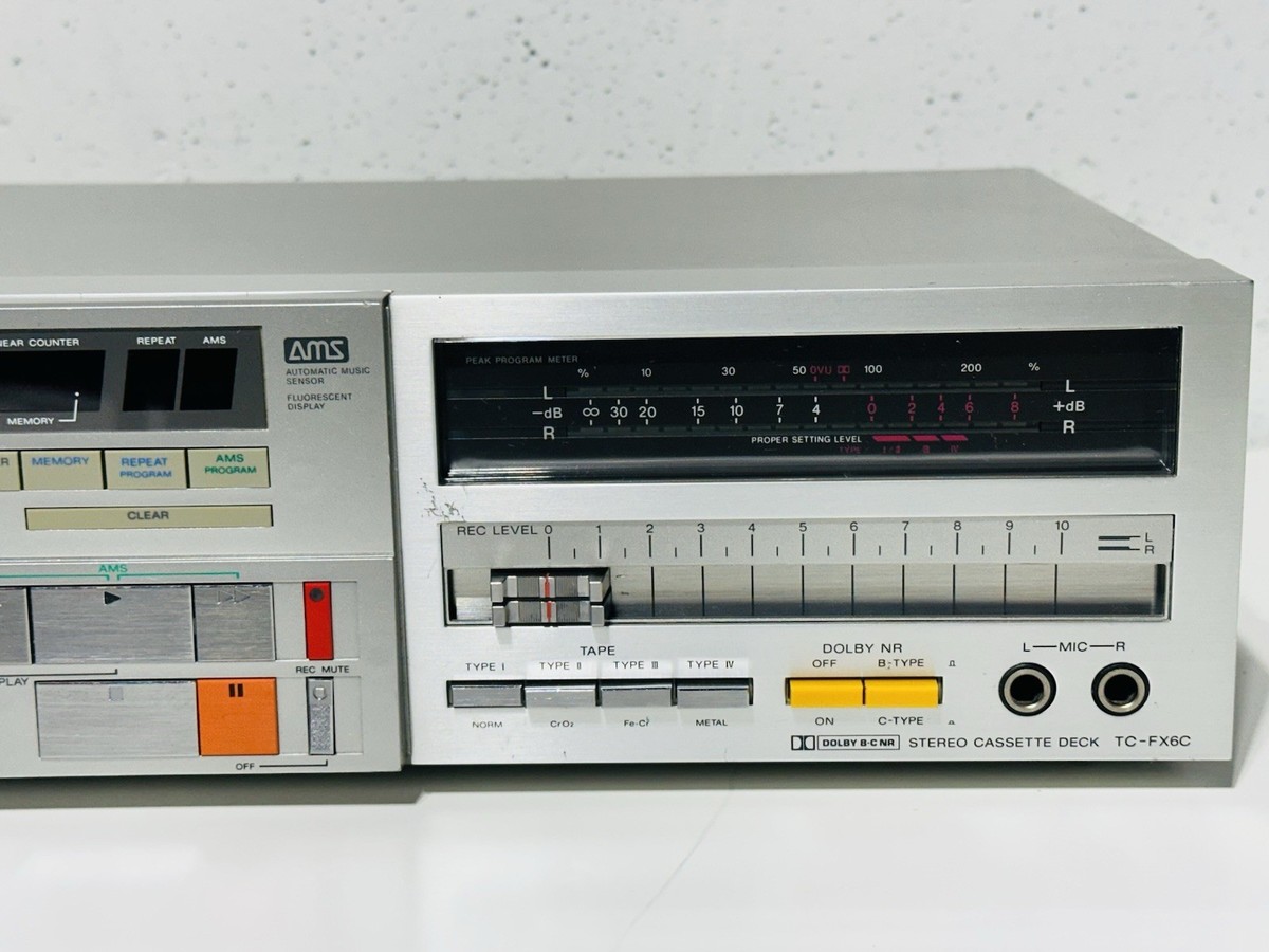 Sony TC-FX6C Stereo Cassette Deck Dolby NR C/B Tested Working