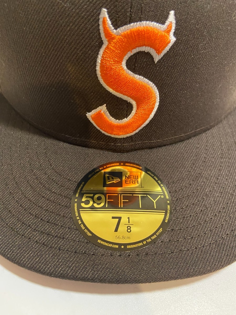 Supreme x New Era S Logo - Brown - 7 1/8 FW22 | eBay
