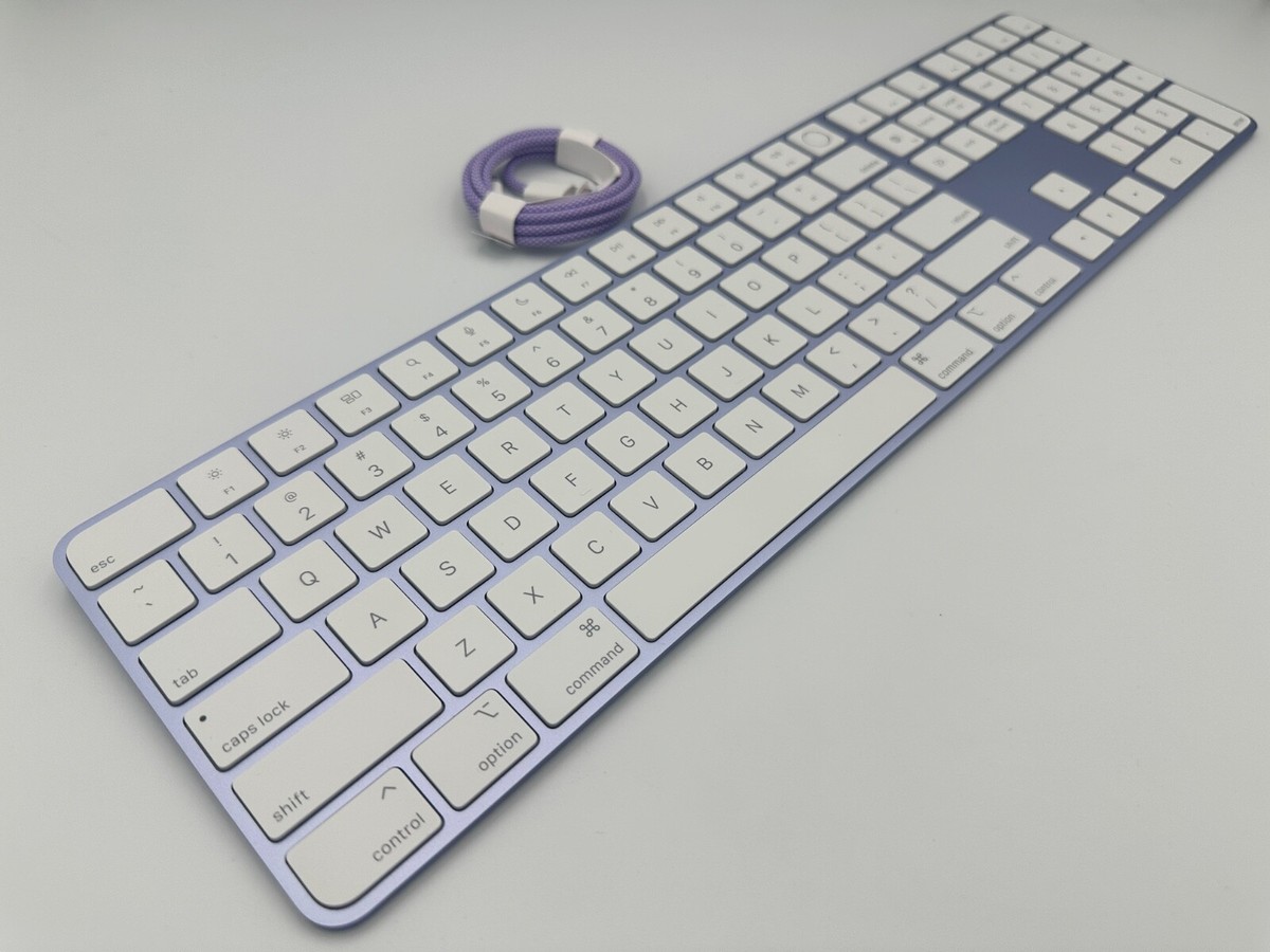 Purple Apple Magic Keyboard W/Touch ID & Numeric Keypad (10 key