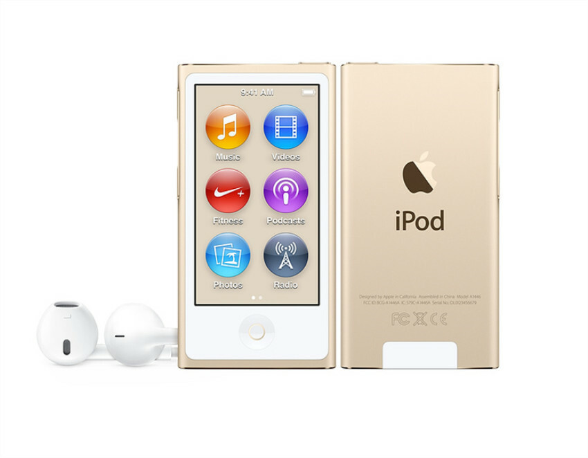 Apple A1446 iPod Nano 7th Generation 16GB - Gold for sale online