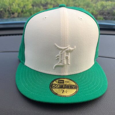 NEW ERA x FOG Fear of God 59FIFTY green fitted Hat club 7 1/4
