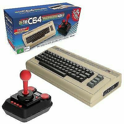 The C64 MAXI RETRO MICRO Computer CONSOLE Commodore 64 + Joystick