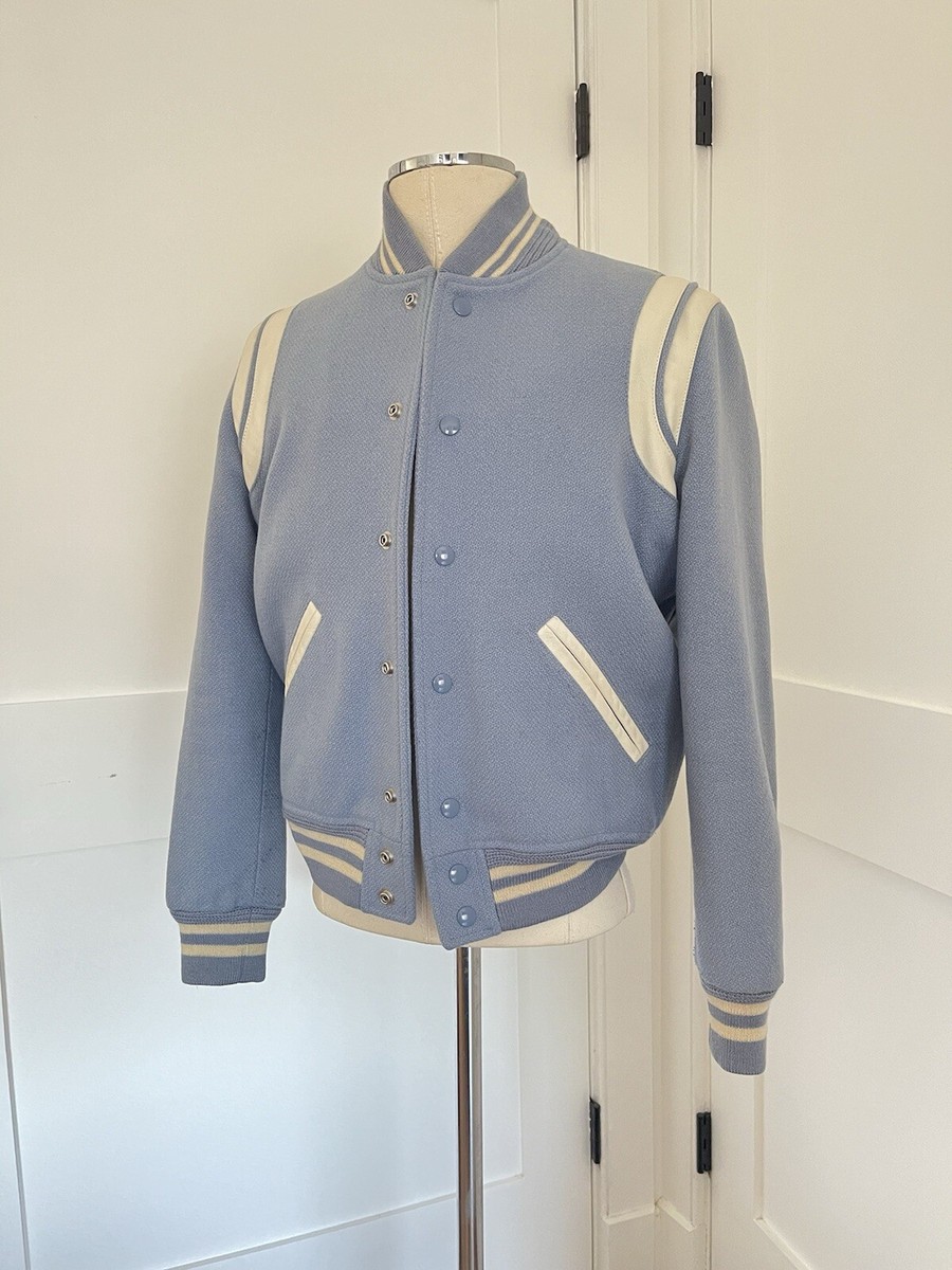 Men's YSL Saint Laurent Teddy Jacket Size 44 Hedi Slimane | eBay