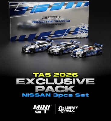 MINI GT Liberty walk Project Special Box FF-R Collection Tokyo