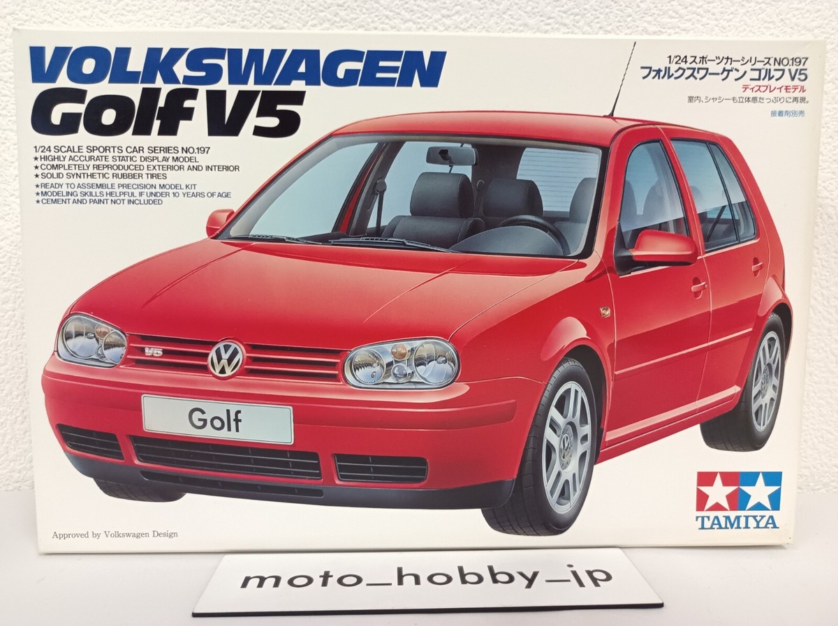 Tamiya 1/24 Volkswagen Golf V5 model kit 24197 Sports Car Series